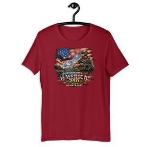 America 250 Years (1776–2026) Patriotic Soldier & Eagle Shirt