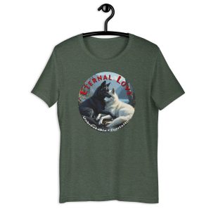 Unbreakable. Everlasting. Eternal Love. Scenic Double Wolf Shirt