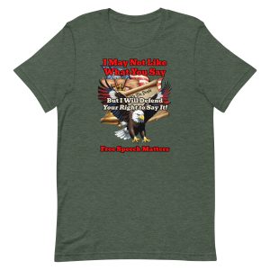 Free Speech Matters – Defend the First Amendment Patriot Shirt