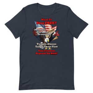 Protect Free Speech & the Second Amendment – Freedom Depends on Both Shirt