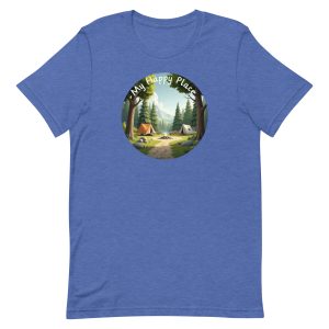 My Happy Place Camping Shirt – Mountain Lake Tent Design