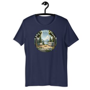 My Happy Place RV Camping Tee – Always Better With Friends & Family