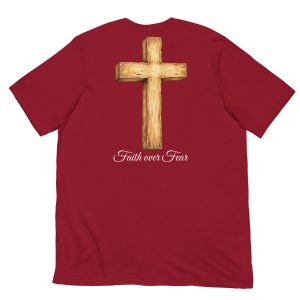 Faith Over Fear Cross Christian T-Shirt