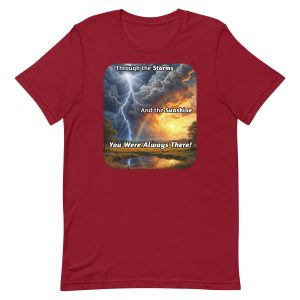 Through the Storms & Sunshine – You Were Always There | Meaningful Appreciation Gift Shirt